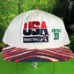 Vintage 1992 USA Team Basketball #33 Celtics Hat