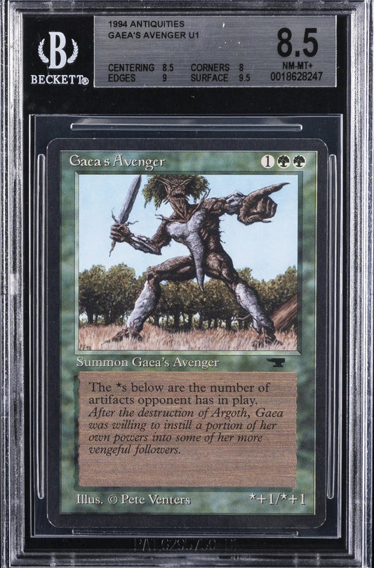 1994 MTG Antiquities Gaea’s Avenger U1 BGS 8.5 NM-MT+ Magic The Gathering Vintage