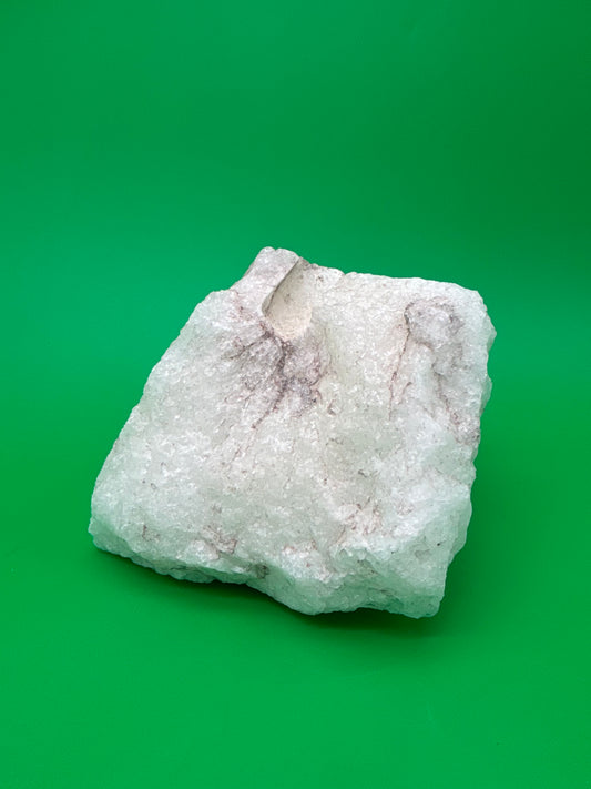 Large Natural White Druzy Quartz Crystal Cluster Mineral Specimen 5” Display Rock