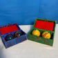 Beautiful Blue and Yellow Chinese Health Balls with Chimes