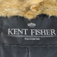 Vintage Kent Fisher Men’s Genuine Real Fur Coat XL Golden Tan Full Zip 34”