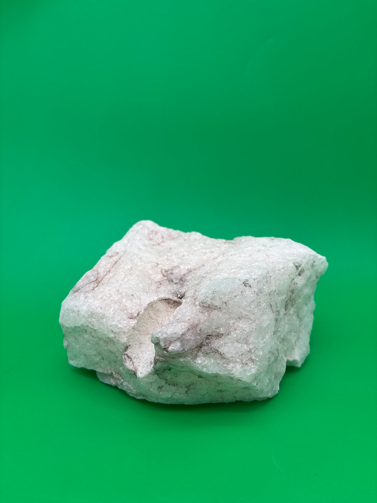 Large Natural White Druzy Quartz Crystal Cluster Mineral Specimen 5” Display Rock