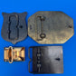 Vintage Belt Buckle & Money Clip Lot Avon Train USA Olympics Westinghouse 4 Pc