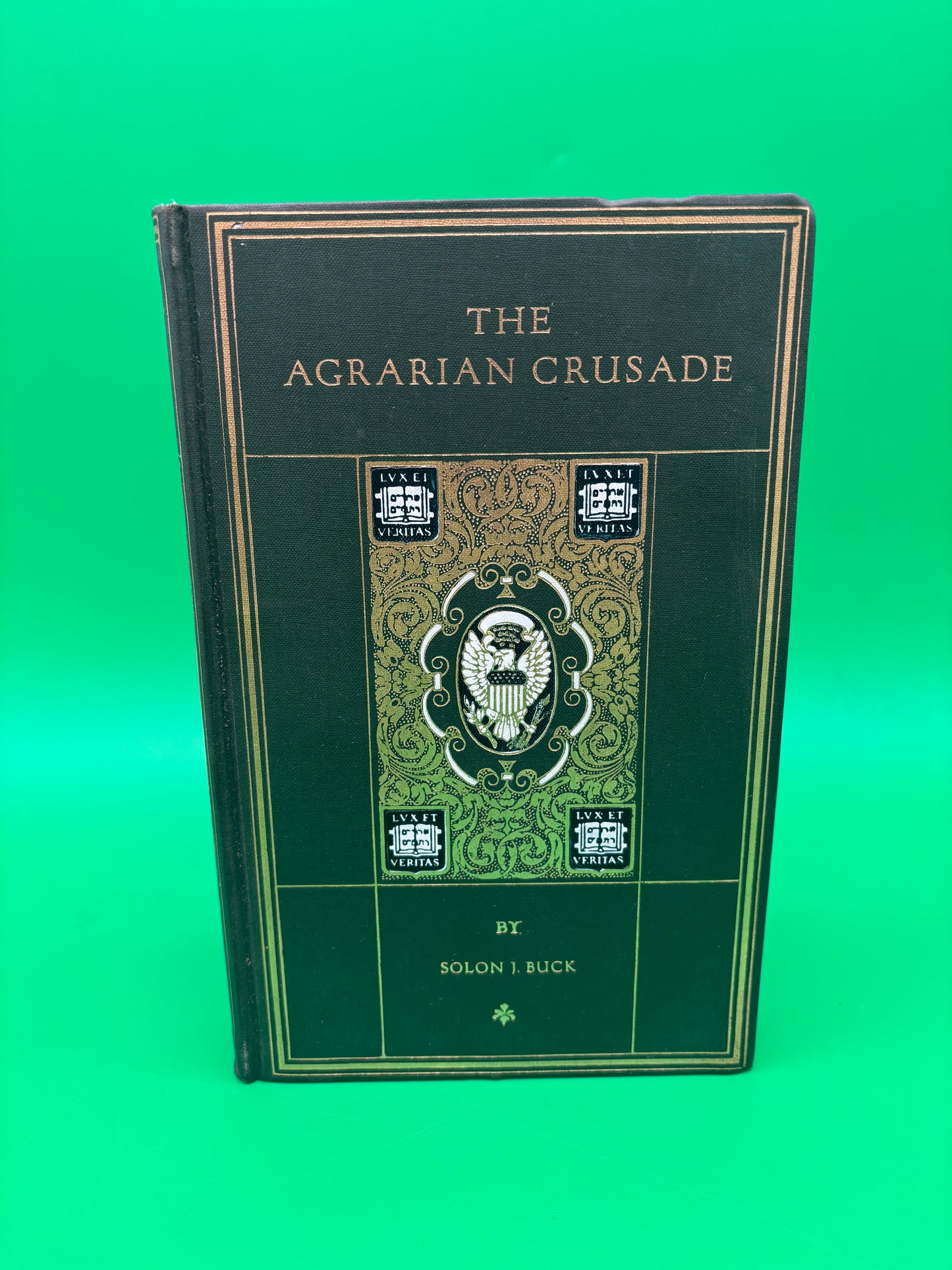Antique 1920 The Agrarian Crusade Solon J Buck Farmer in Politics Yale HC Book
