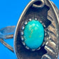 VTG Henry Mariano HM Navajo Sterling Silver Turquoise Coral Ring Size 8