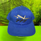 Vintage 90s Boeing 777 Embroidered Adjustable Blue Hat