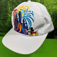 Vintage Disney Snapback Happy New Year 1996 White Adjustable Hat Mickey Mouse