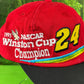Vintage 1995 NASCAR Winston Cup Jeff Gordan #24 Snapback Baseball Hat Cap Adjustable