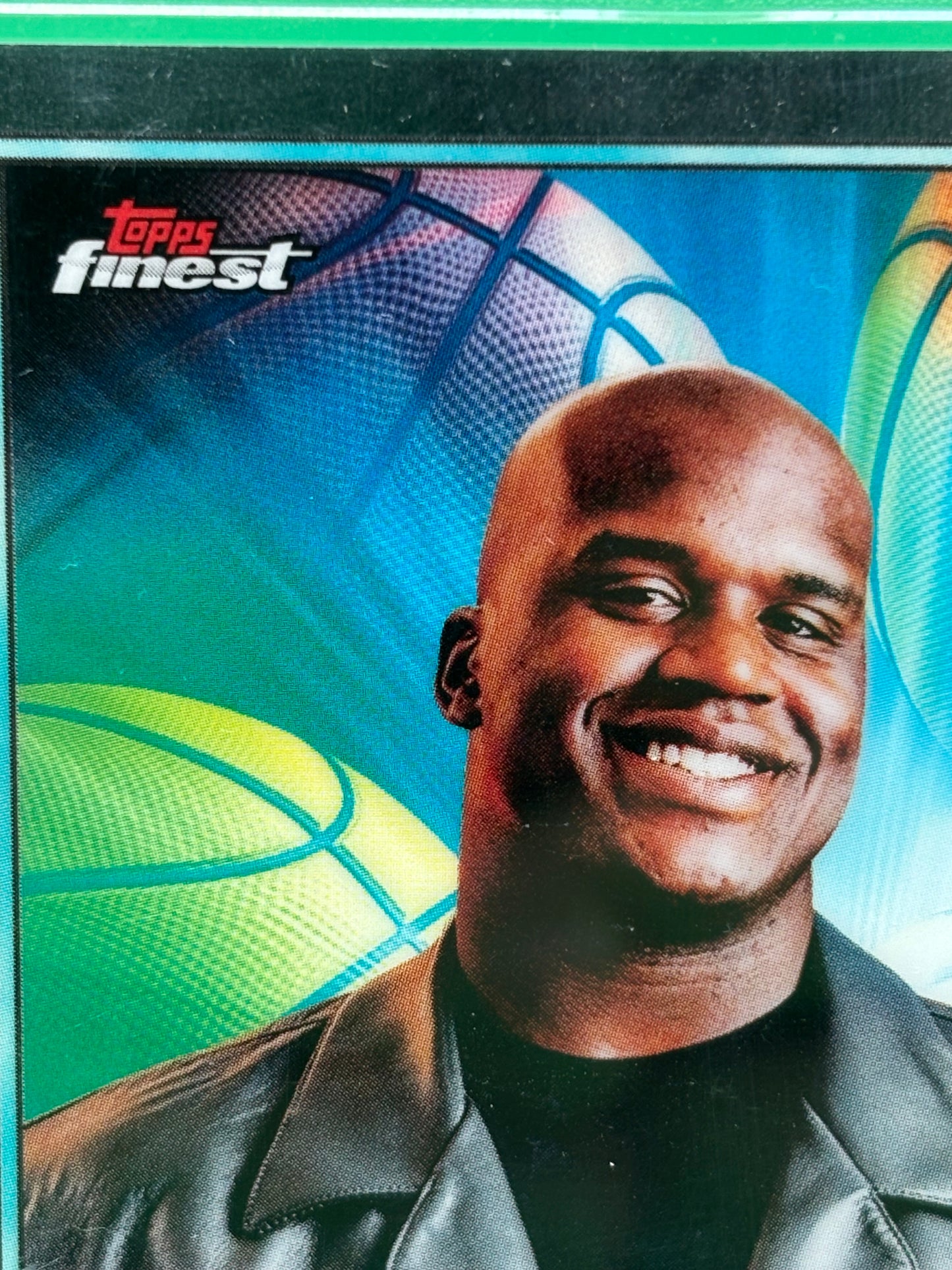 2021 Topps Finest Shaquille O’Neal Auto FA-SO On-Card Autograph Shaq HOF