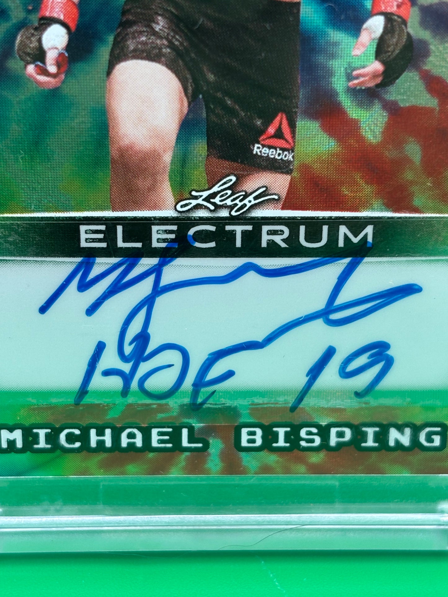 2025 Leaf Electrum Michael Bisping Auto /8 HOF 19 Inscription UFC BA-MB2 Tie Dye