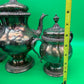 Vintage Silver Plate Tea & Coffee Set w/ Tray International Silver St James