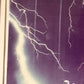 Vintage Gary Ladd Kitt Peak Observatory Lightning Framed Photo Print Arizona