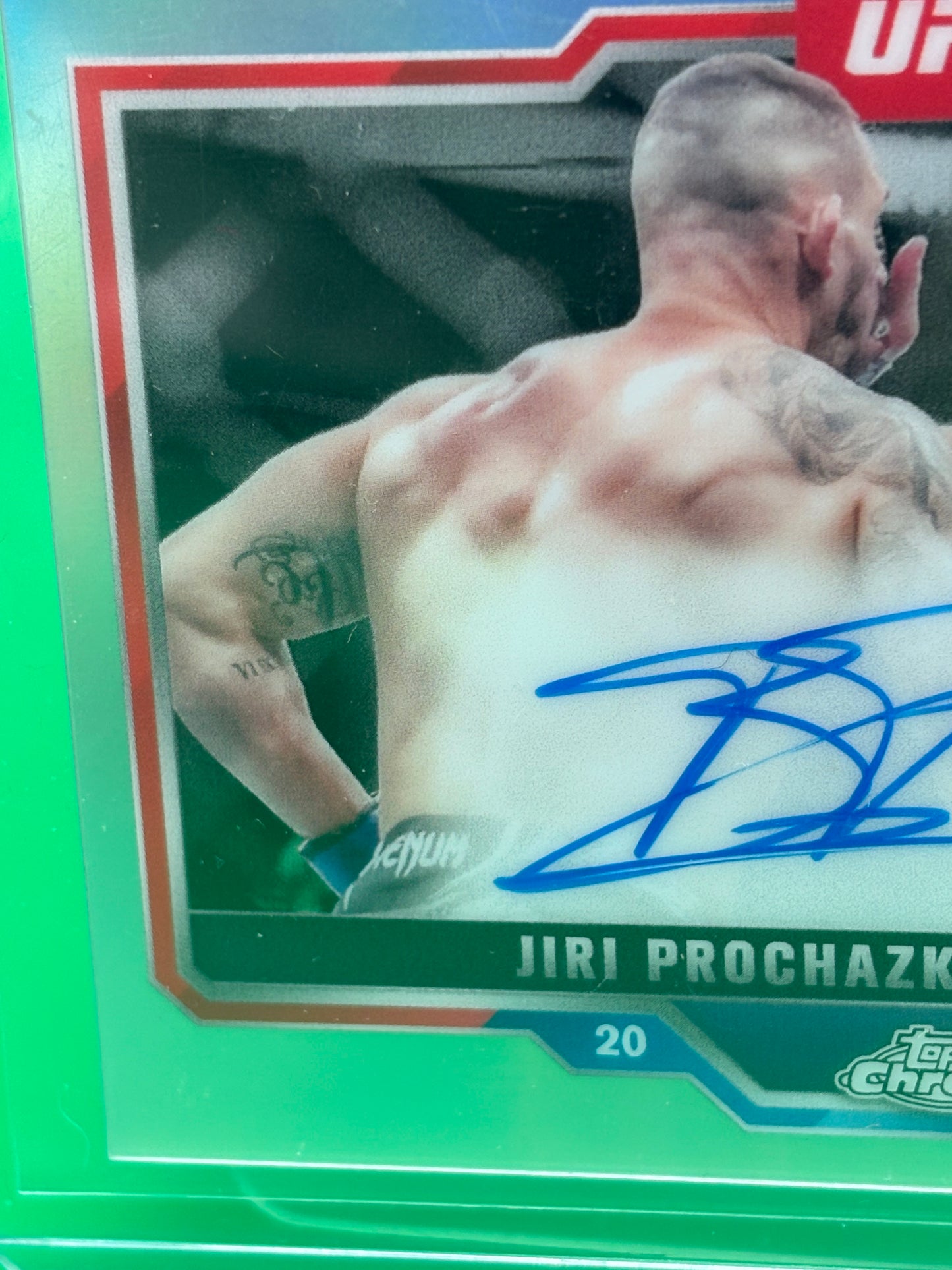 Jiri Prochazka On Card Auto /199 Refractor Topps Chrome 2025 UFC #CVA-JP
