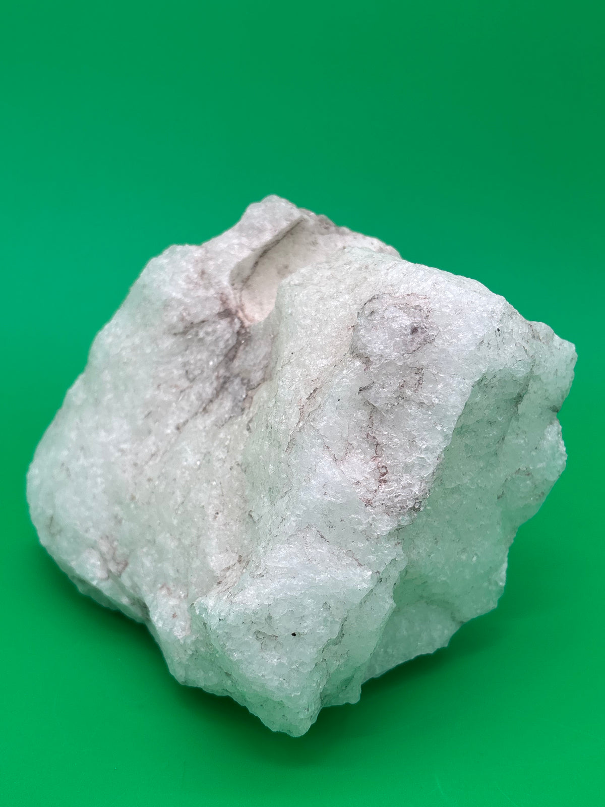 Large Natural White Druzy Quartz Crystal Cluster Mineral Specimen 5” Display Rock