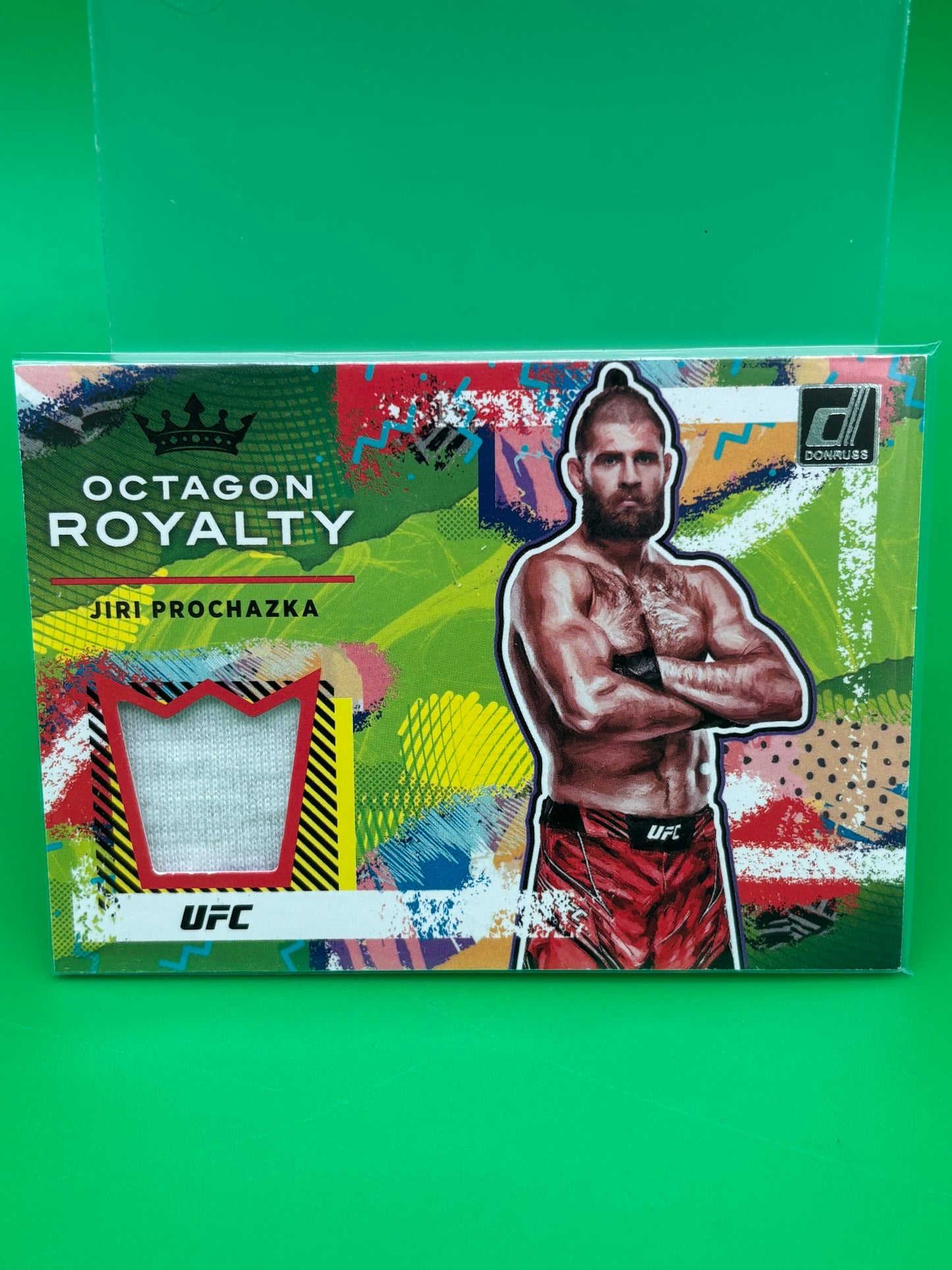 2022 Panini Donruss UFC Octagon Royalty Relic Jiri Prochazka #OR-JPZ Fighter Worn