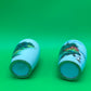 Pair Antique Japanese Musen Cloisonne Mt Fuji Pagoda Landscape Vases 4.5”