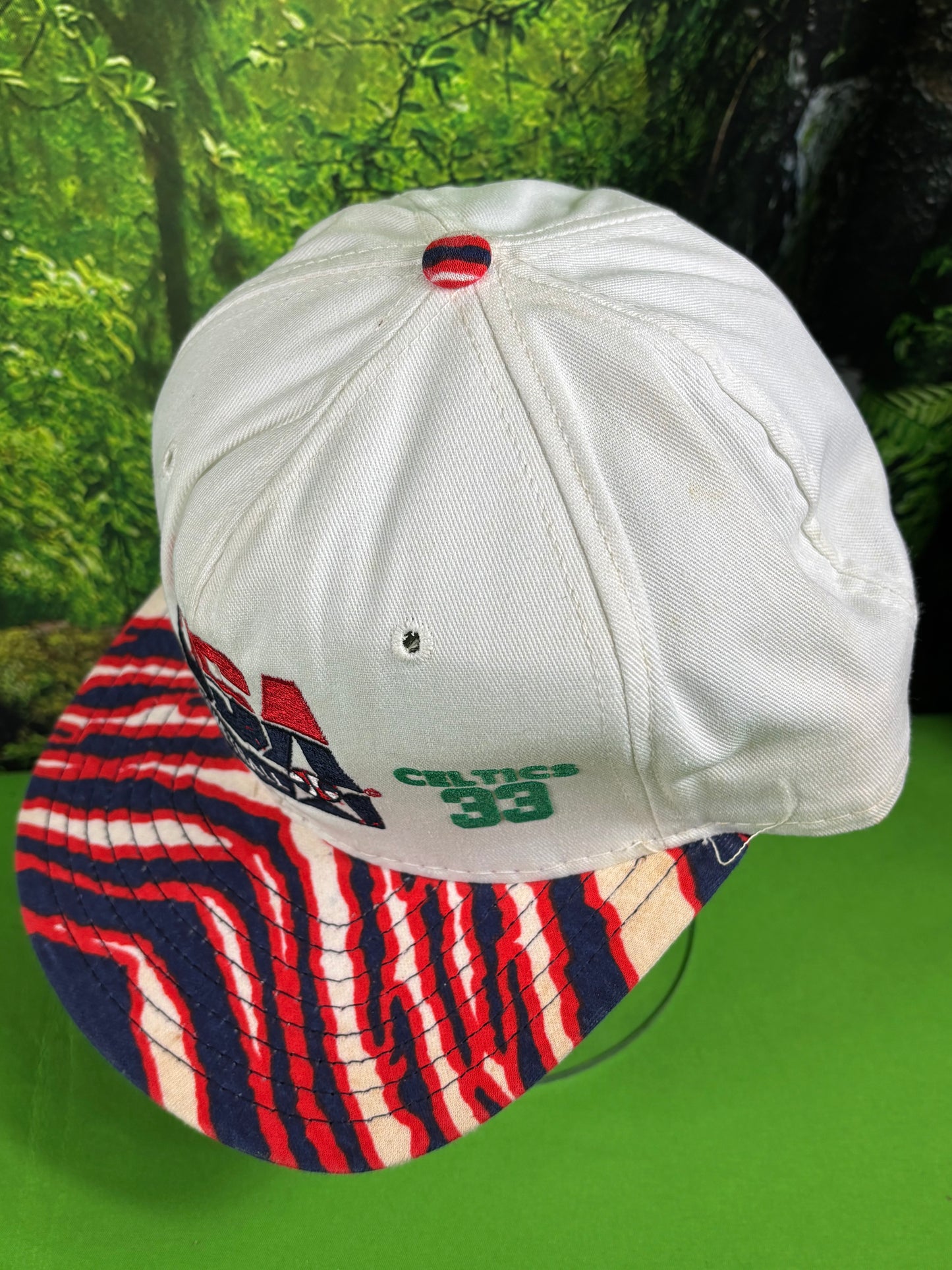 Vintage 1992 USA Team Basketball #33 Celtics Hat