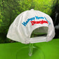 Vintage Disney Snapback Happy New Year 1996 White Adjustable Hat Mickey Mouse
