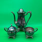 Vintage Barker Ellis England Silverplate 3-Piece Coffee / Tea Service
