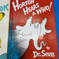 Vintage Dr. Seuss Hardcover Lot of 4 – Horton Hears a Who / Sleep Book / Thidwick / Horton Hatches (No DJ)