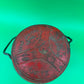 Vintage Dietz No. 0 Red Globe Kerosene Lantern Antique Tubular Railroad Barn Lamp