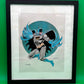 1990 Batman Pat Broderick Signed Numbered Lithograph 1786/5000 Framed DC Comics