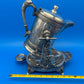Antique Pairpoint Quadruple Plate Victorian Tilting Ice Water Pitcher & Stand Bird Grape 1826½