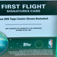 2026 Topps Cosmic Chrome Basketball Al Horford First Flight Signatures Autograph card, numbered 02/10