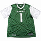Under Armour Hawaii Rainbow Warriors #1 Football Jersey Green XL NCAA