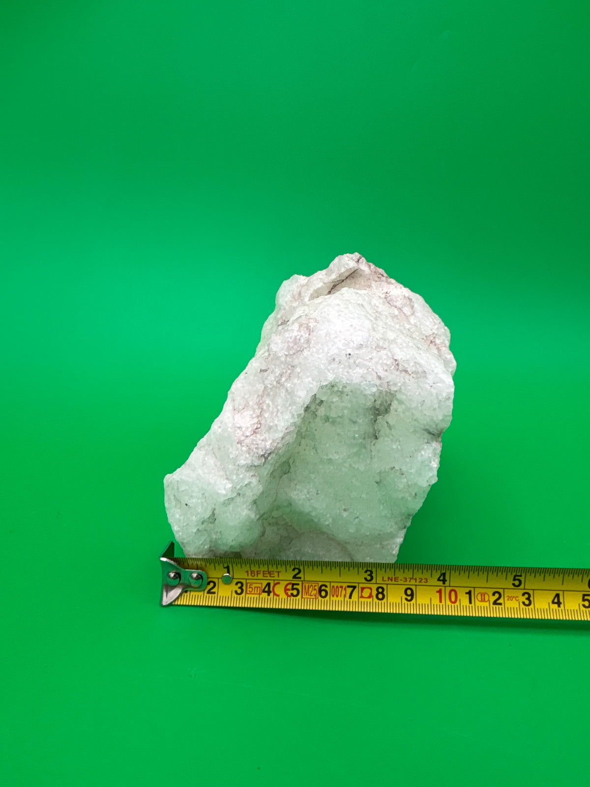 Large Natural White Druzy Quartz Crystal Cluster Mineral Specimen 5” Display Rock
