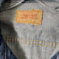 Vintage 80s Levi’s 70506-0216 Denim Trucker Jacket USA Size 36 Distressed