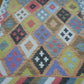 Turkish Oushak Rug, Flat Weave Oushak Rug, Handmade Bohemian Rug, 4x6