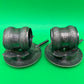 Antique Victorian Silverplate Figural Butterfly Napkin Rings Pair Art Nouveau