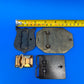 Vintage Belt Buckle & Money Clip Lot Avon Train USA Olympics Westinghouse 4 Pc