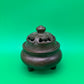 Chinese Bronze Copper Tripod Incense Burner Censer Pierced Lid Xuan Marked 4”