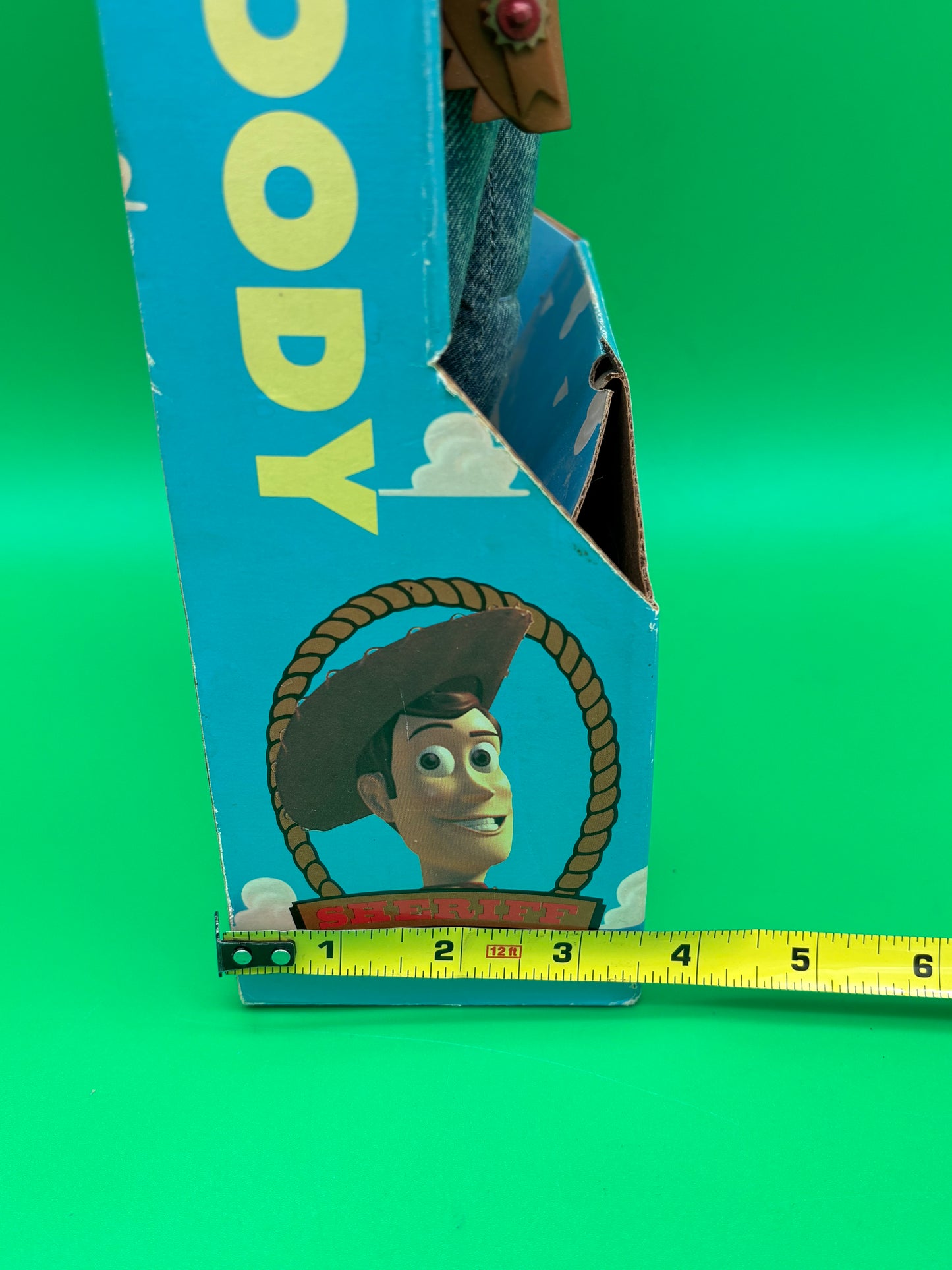 Original 1995 Thinkway Toys Pull-String Talking Woody from Disney Pixar’s Toy Story.