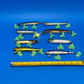 Lot of 8 Vintage Wooden Saltwater Fishing Lures Needlefish Poppers Swimmers Surf Plug Collection
