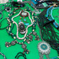 Large Boho Southwestern Jewelry Lot Turquoise Tribal Silver Tone Statement Necklaces Bracelets