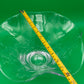 Simon Pearce Chelsea Large 12.5” Ruffled Rim Hand Blown Glass Bowl USA