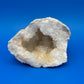Natural White Quartz Crystal Geode Cave Druzy Mineral Specimen 4.25” Display