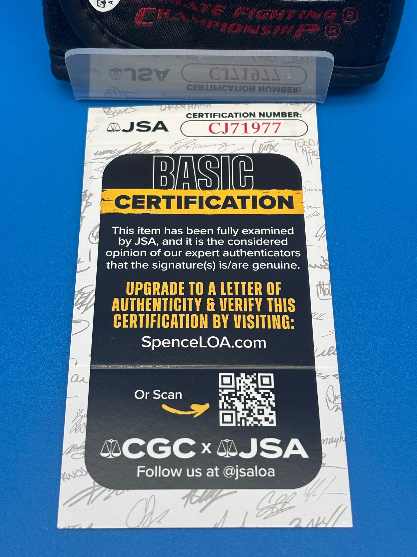 Daniel Cormier Signed Autographed UFC MMA Glove AUTO JSA COA