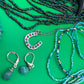 Large Boho Southwestern Jewelry Lot Turquoise Tribal Silver Tone Statement Necklaces Bracelets