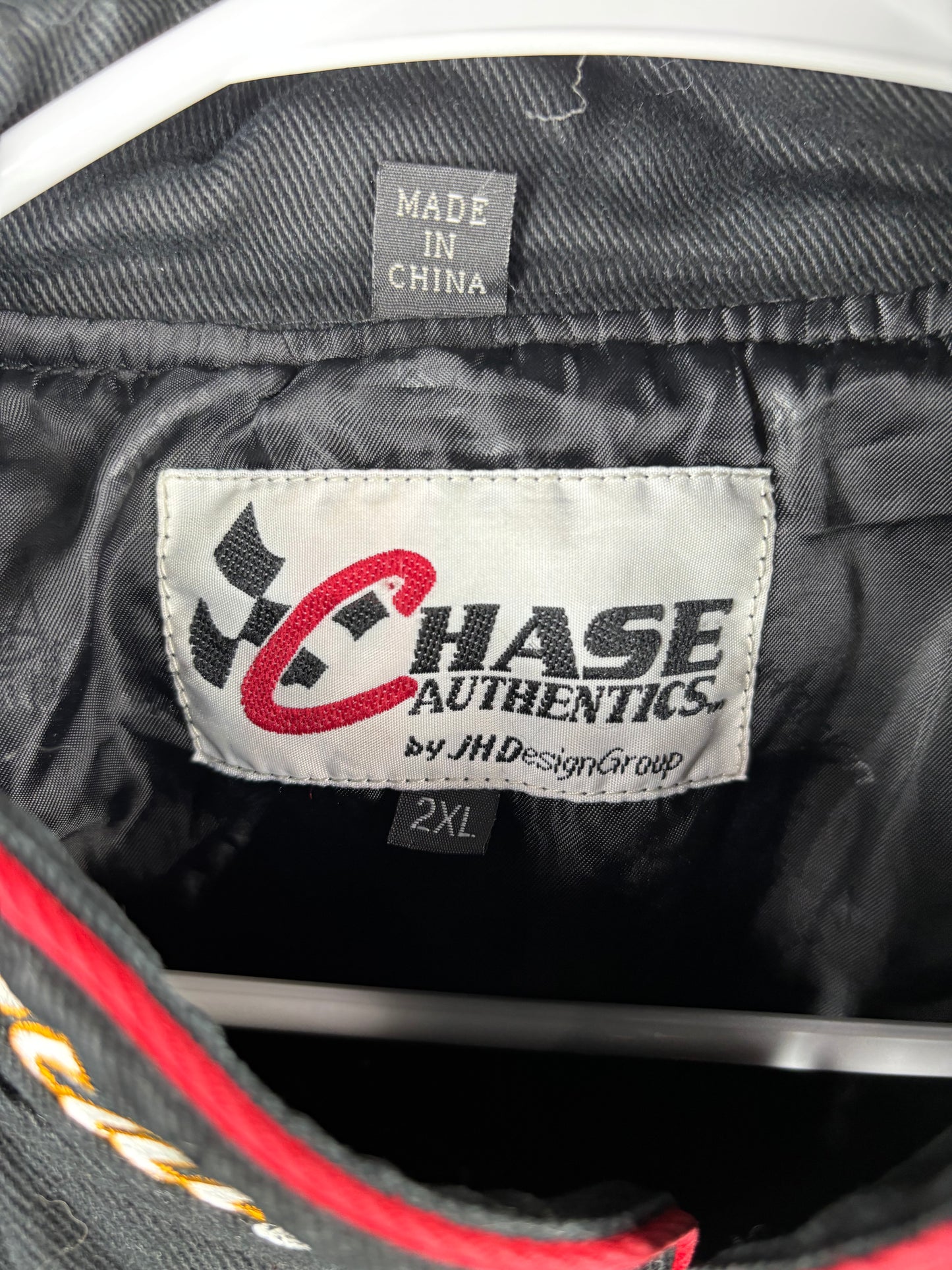 Vintage Dale Earnhardt NASCAR BudweiserJacket Mens 2XL Chase Authentics Racing