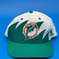 Vintage 90’s NFL Miami Dolphins Shark Tooth Hat Snapback Pro LINE Logo