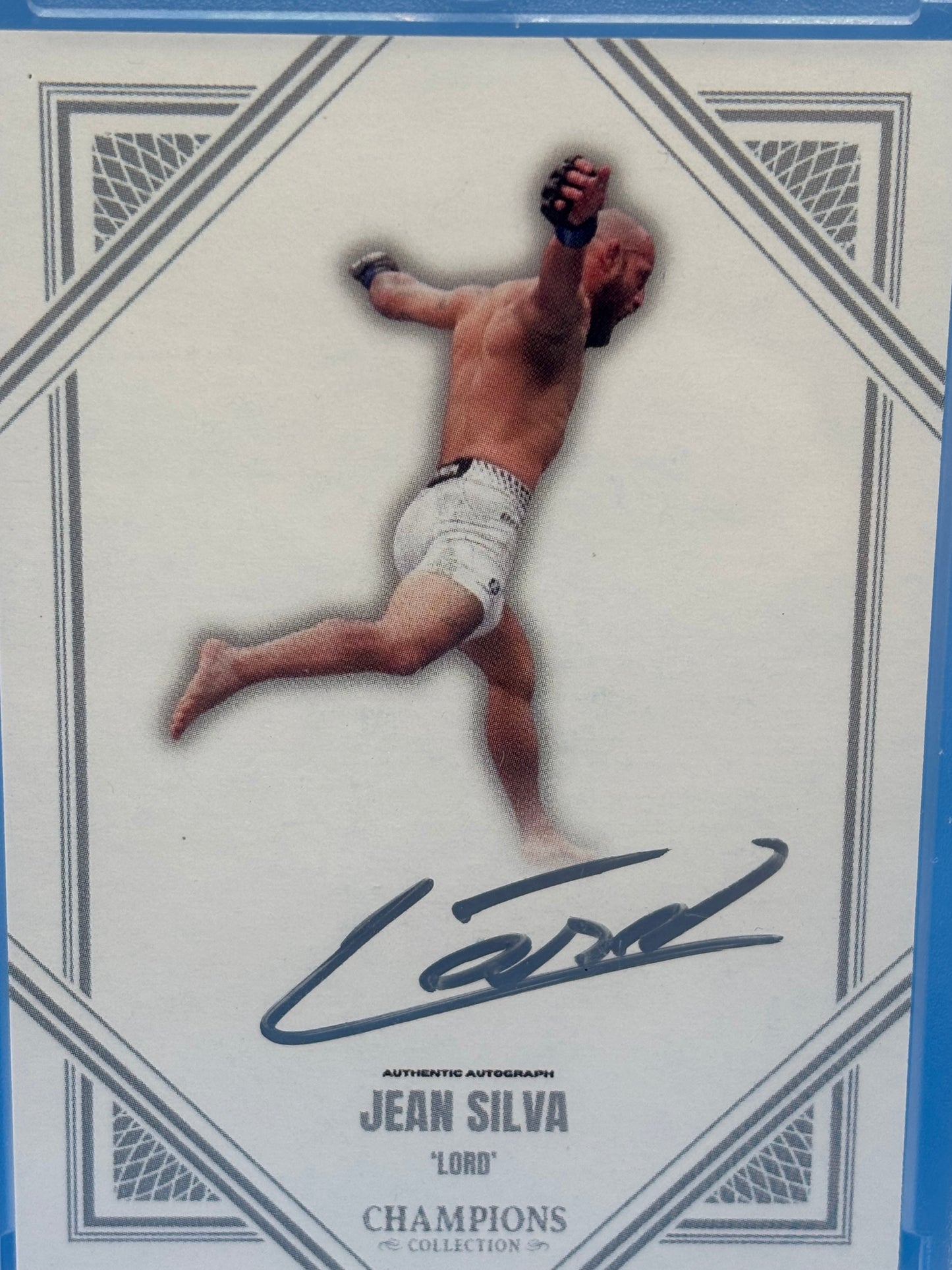 Jean Silva Lord Champions Collection Authentic Autograph Card JS-A UFC MMA Auto