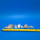 Natural Clear Quartz Crystal Cluster Lot 8 Mineral Specimens Points Matrix Raw