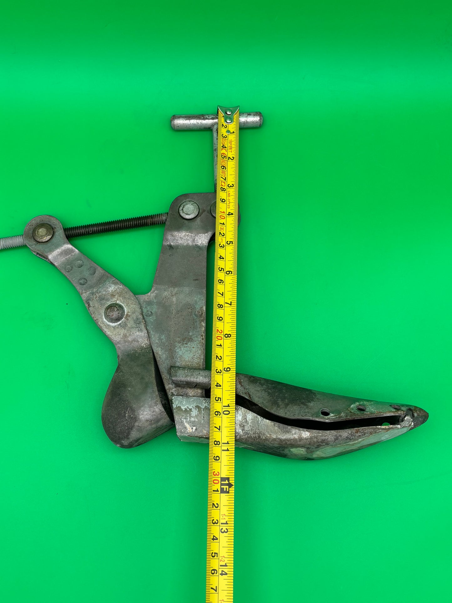 Antique Nu-Way Pat. 1929 Industrial Steel Shoe Stretcher Cobbler Tool Steampunk