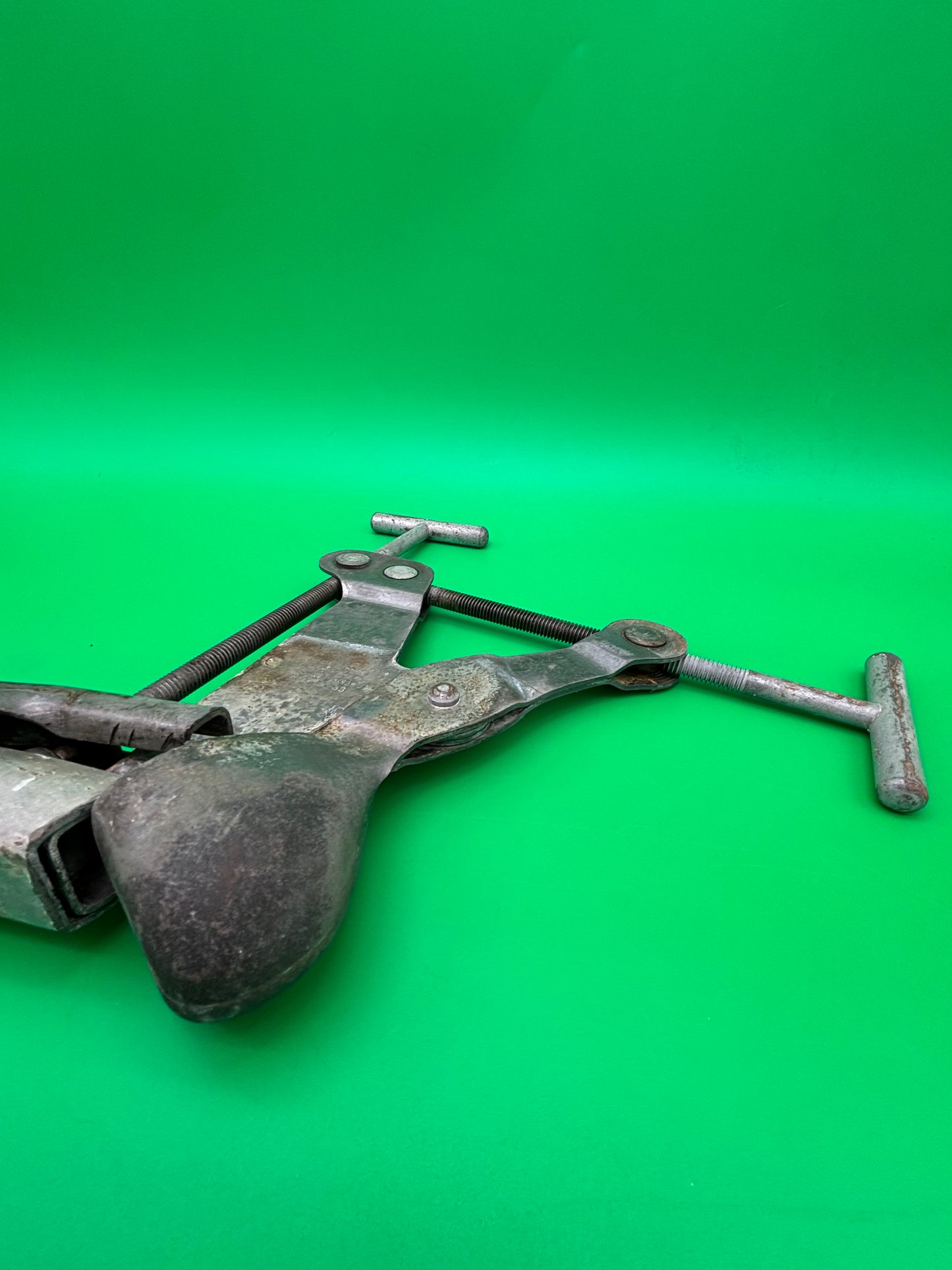 Antique Nu-Way Pat. 1929 Industrial Steel Shoe Stretcher Cobbler Tool Steampunk