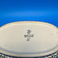 Boleslawiec Polish Pottery Oval Baker Dish Blue Green Floral #192 Poland 9”