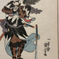 1917 Utagawa Kuniyoshi Seichu Gishi Den 47 Ronin Woodblock Prints Lot of 4